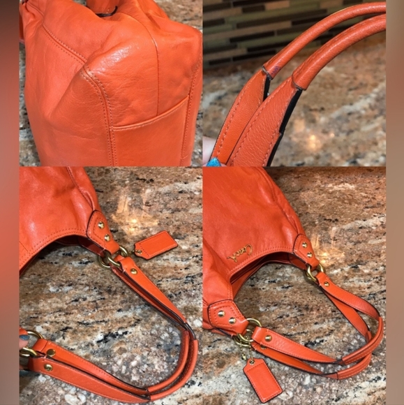 COACH Signature Leather Shoulder Bag ๐งก - Picture 11 of 11